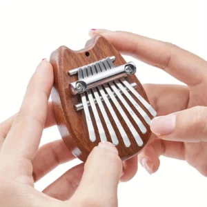 Mini kalimba 8 keys cat-shaped