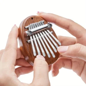 Mini kalimba 8 keys water drop shape