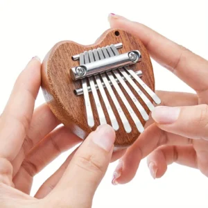 Mini 8-key heart-shaped kalimba